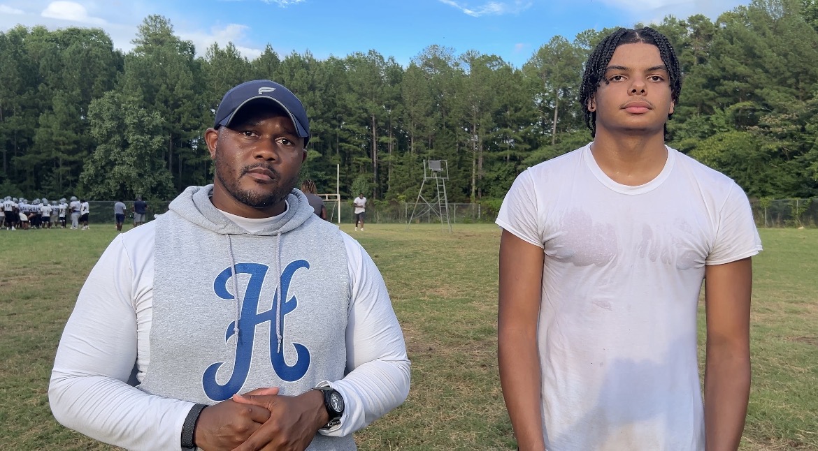 WATCH: Hillside coach Torrey Nowell and quarterback Xavier Stevenson talk goals, key players for 2026