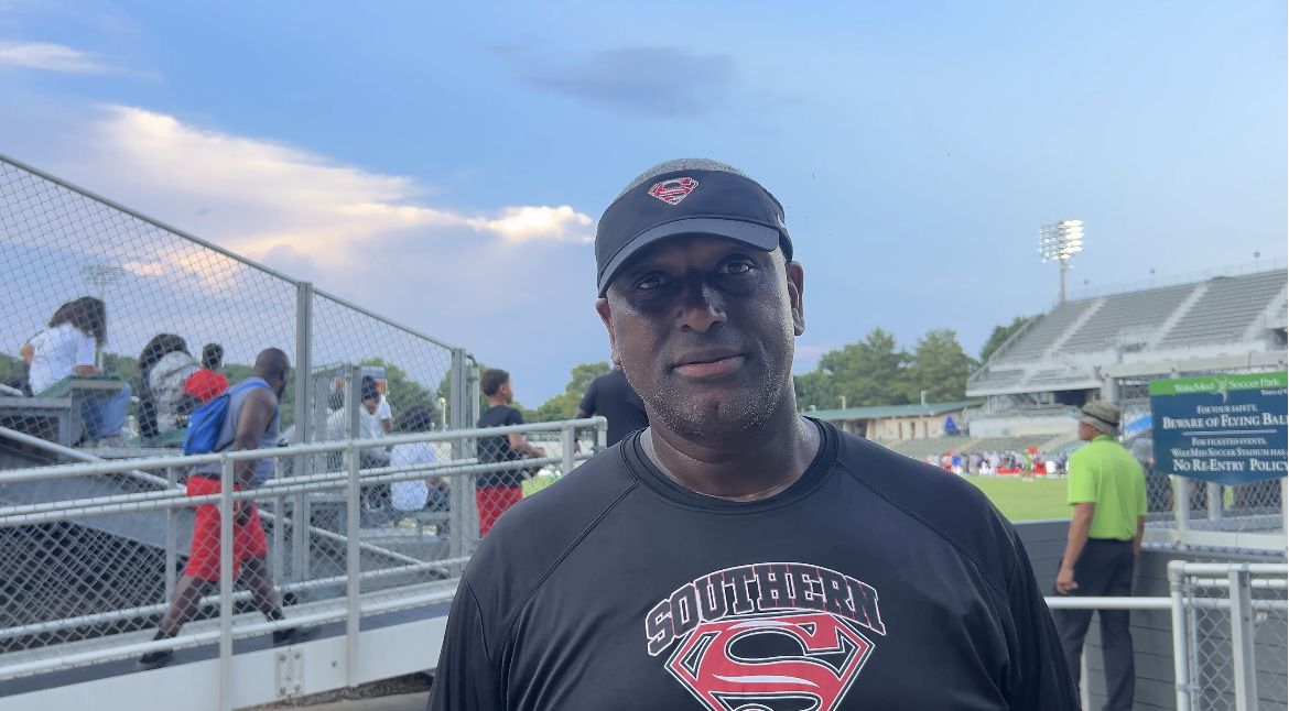 WATCH: Southern Durham coach Darius Robinson discusses team’s senior class, depth and goals for 2026